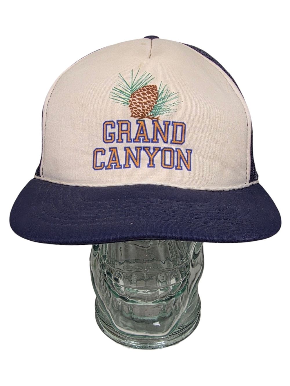 Vintage Grand Canyon Arizona Pinecone Trucker Hat Mesh Snapback Cap Crown Cap